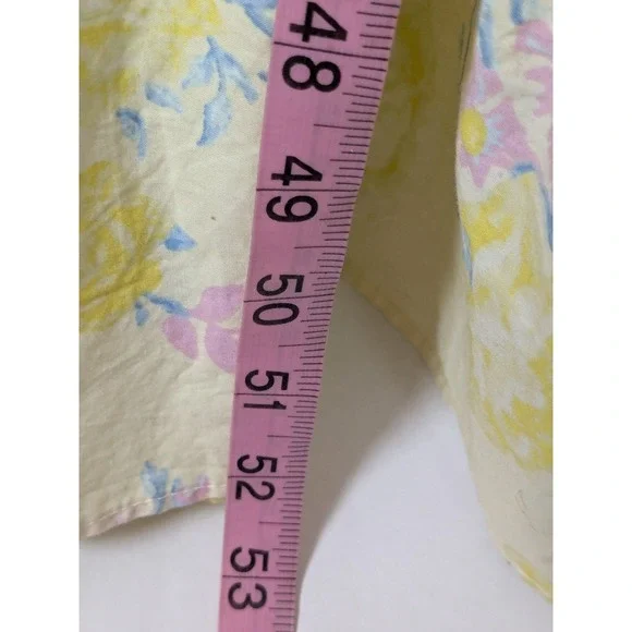 LoveShackFancy x Target Ines Yellow Floral Romantic Cottagecore Midi Dress 8 - Picture 13 of 14